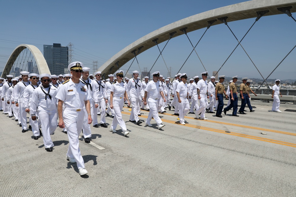 LA Fleet Week 2024: 6th Street Bridge Memorial Day Walk