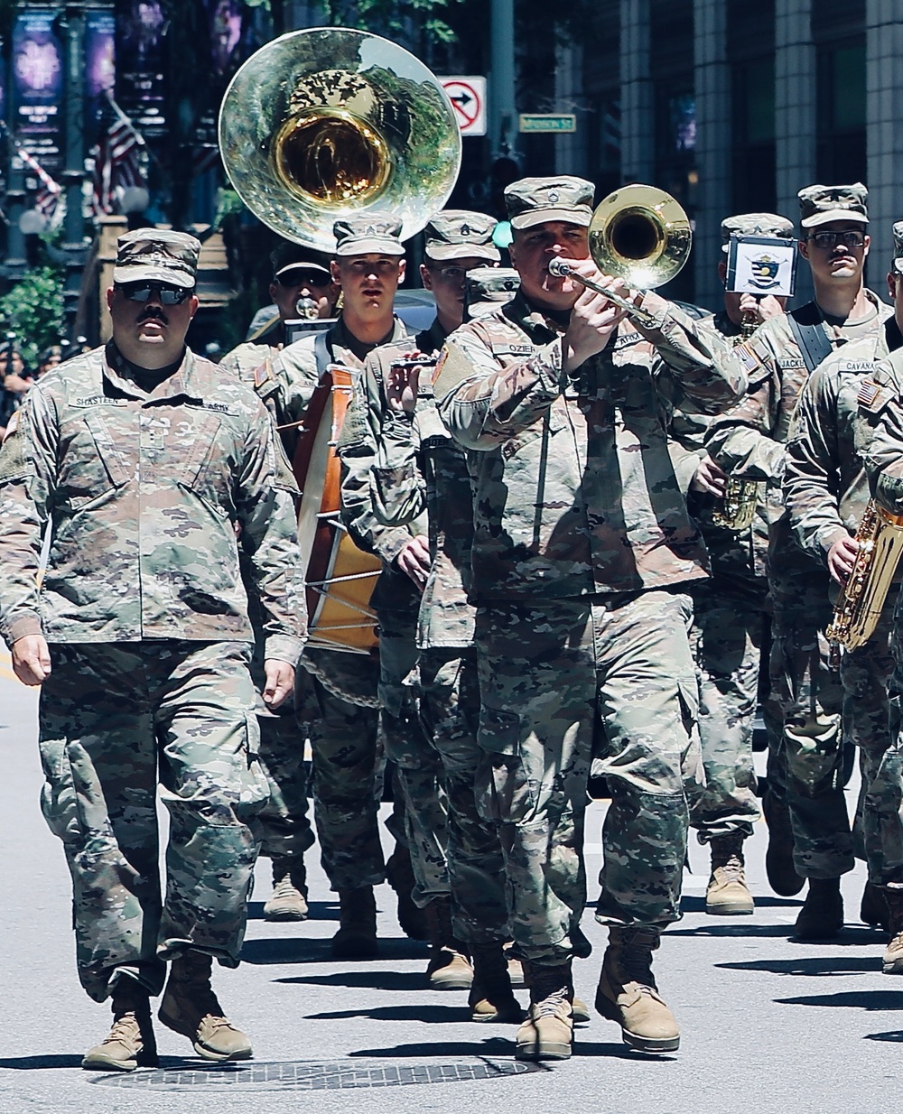 DVIDS Images Illinois Army National Guard's 144th Army Band Marches