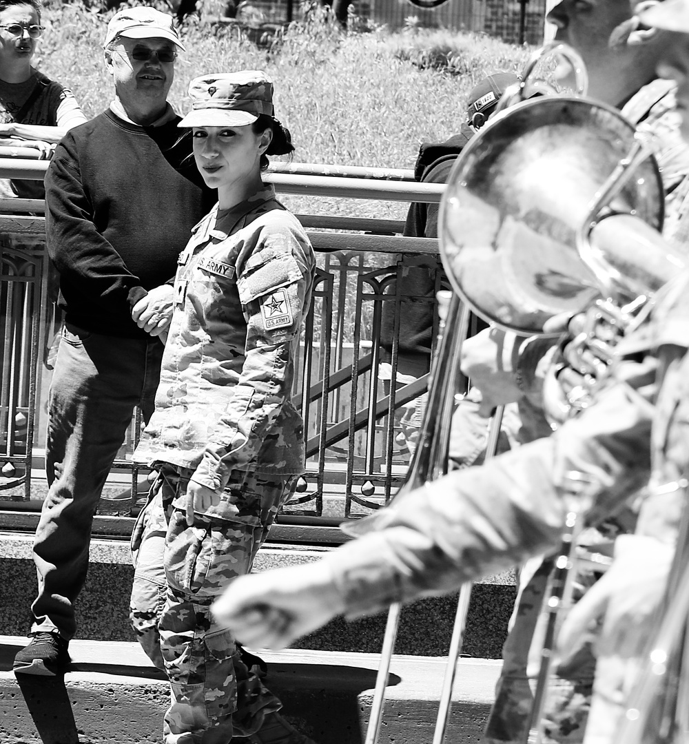 DVIDS Images Illinois Army National Guard's 144th Army Band Marches