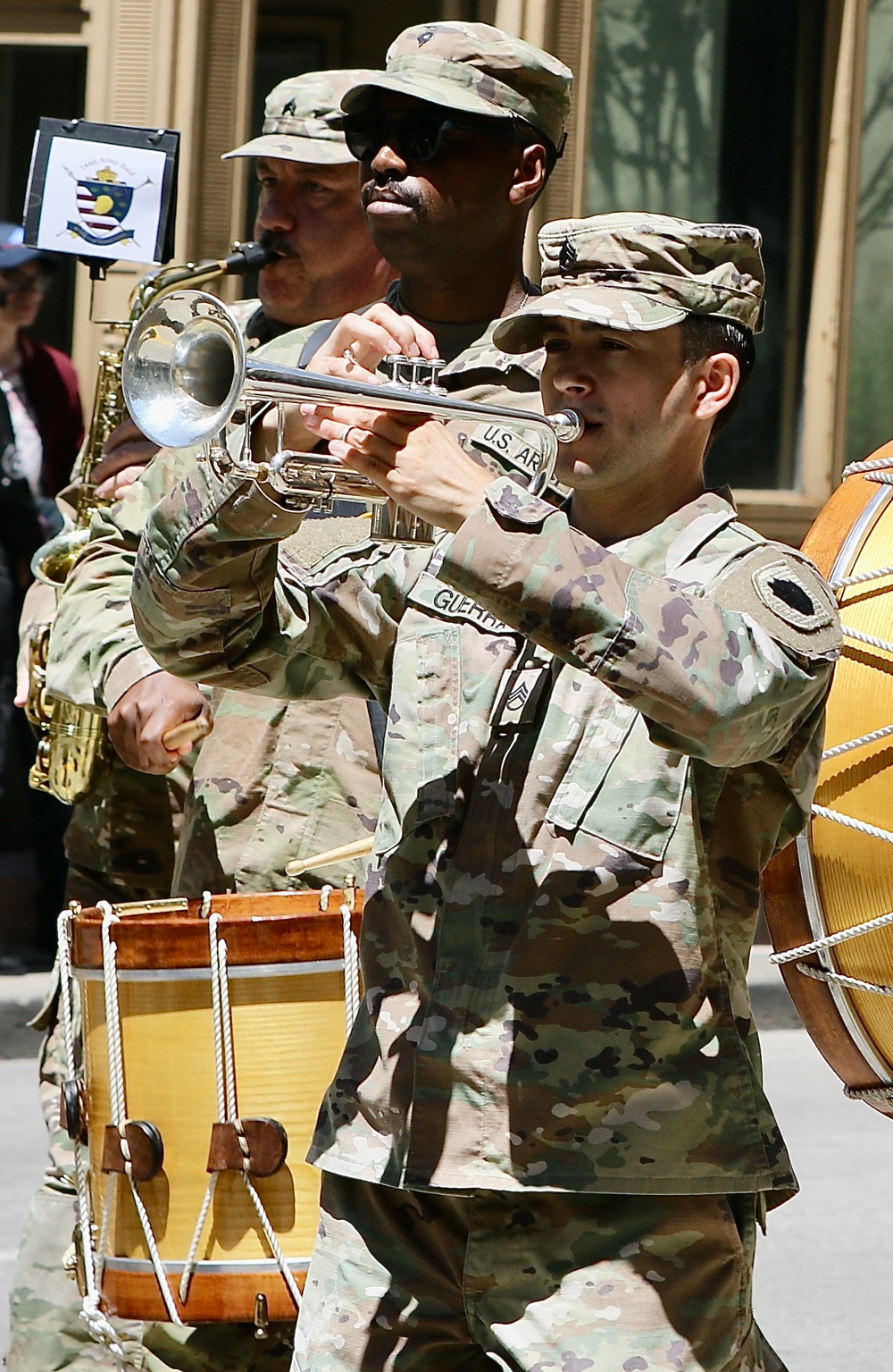 DVIDS Images Illinois Army National Guard's 144th Army Band Marches