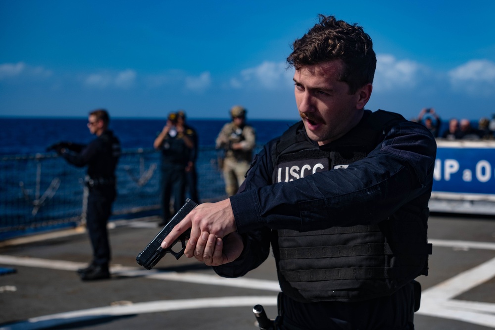 U.S. Coast Guard and Brazilian navy conduct international training