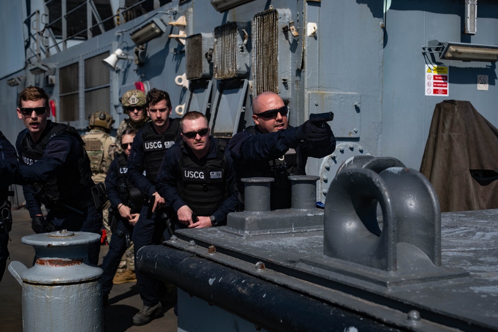 U.S. Coast Guard and Brazilian navy conduct international training