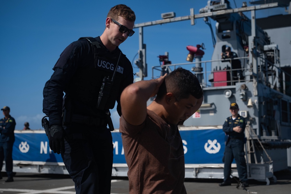 U.S. Coast Guard and Brazilian navy conduct international training