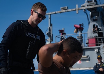 U.S. Coast Guard and Brazilian navy conduct international training
