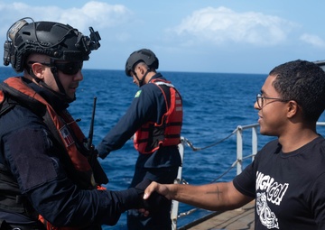 U.S. Coast Guard and Brazilian navy conduct international training