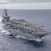Abraham Lincoln sails through the Pacific Ocean