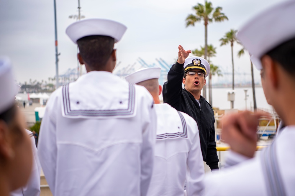 USS Carl Vinson (CVN 70) Conducts a Tour for the General Public During Los Angeles Fleet Week 2024