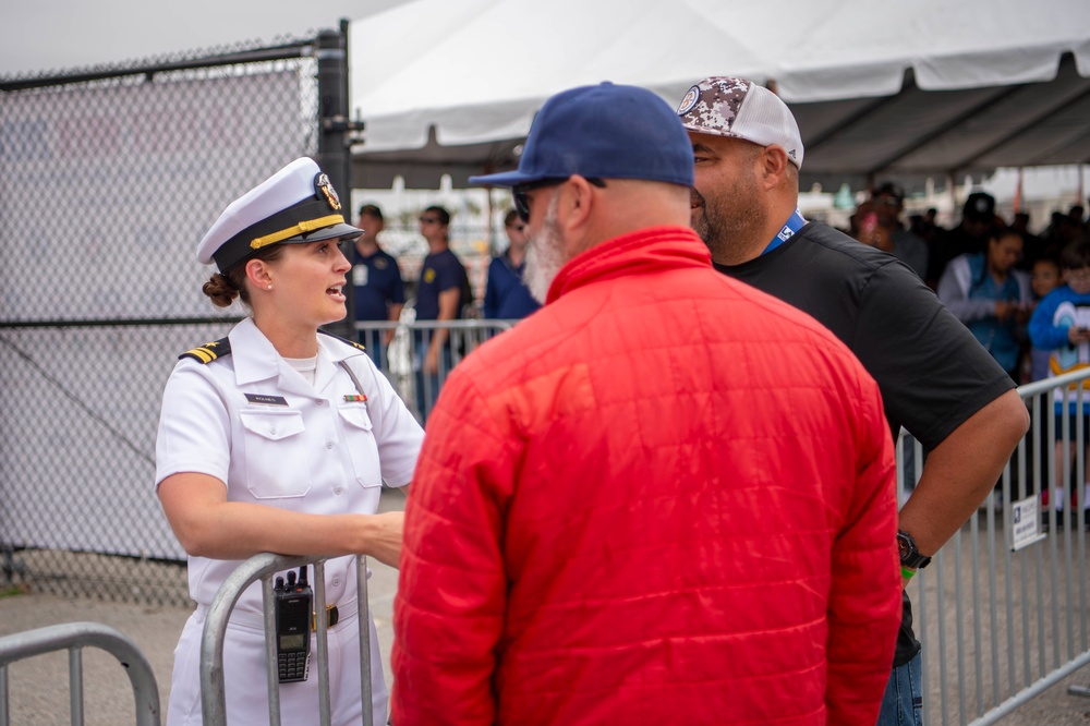 USS Carl Vinson (CVN 70) Conducts a Tour for the General Public During Los Angeles Fleet Week 2024