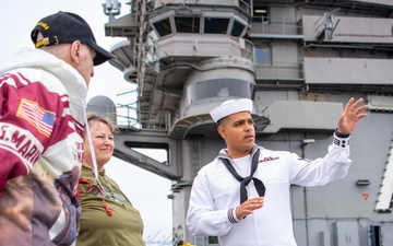 USS Carl Vinson (CVN 70) Conducts a Tour for the General Public During Los Angeles Fleet Week 2024