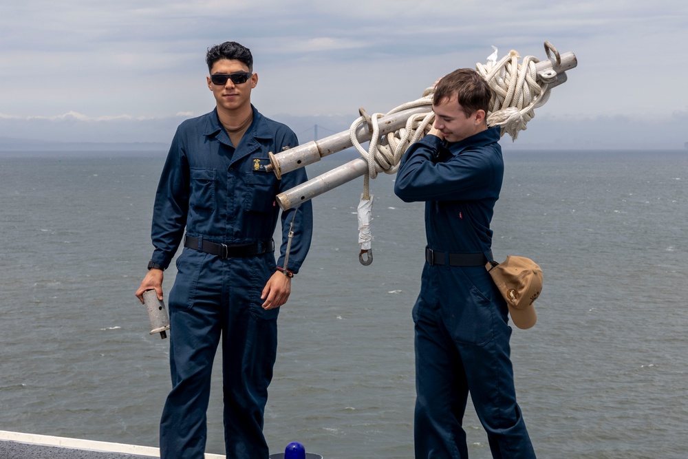 Wasp Departs Naval Weapons Station Earle