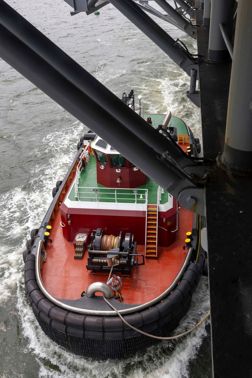 Wasp Departs Naval Weapons Station Earle