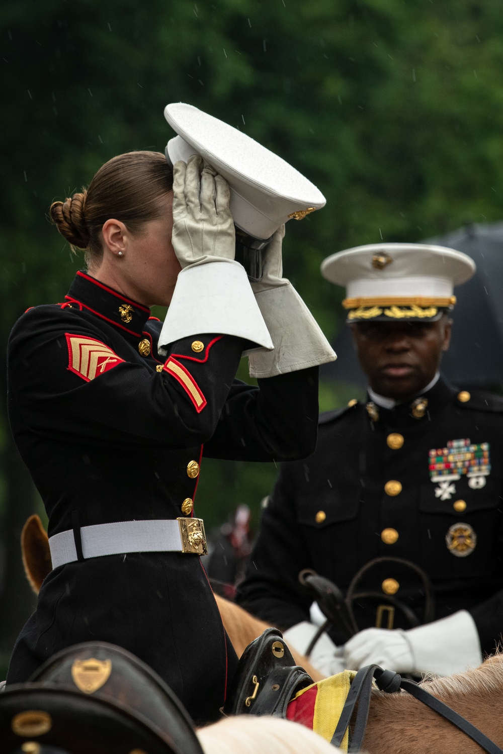 Marine Corps Mounted Color Guard East Coast Tour