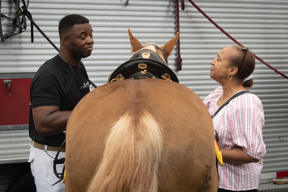 Marine Corps Mounted Color Guard East Coast Tour