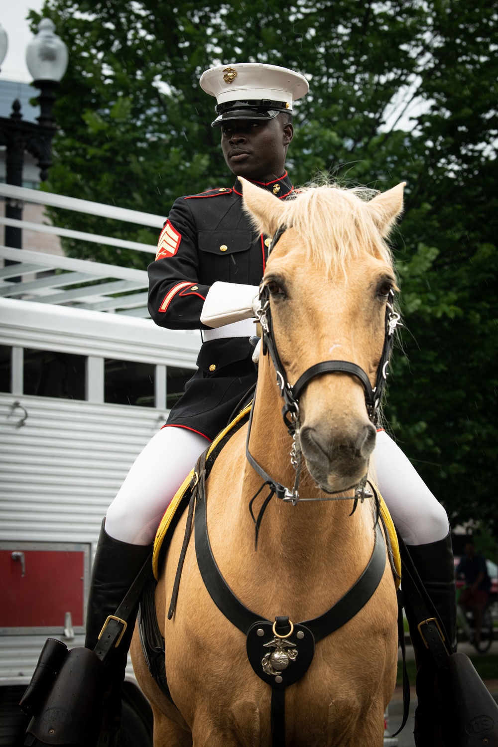 Marine Corps Mounted Color Guard East Coast Tour