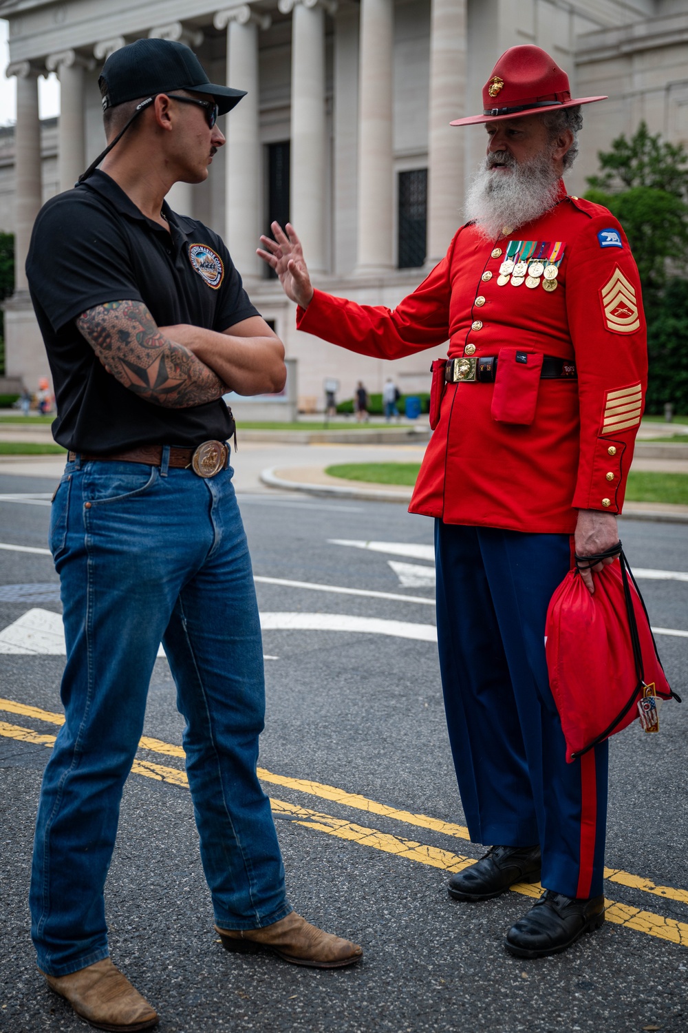 The Marine Corps Mounted Color Guard East Coast Tour