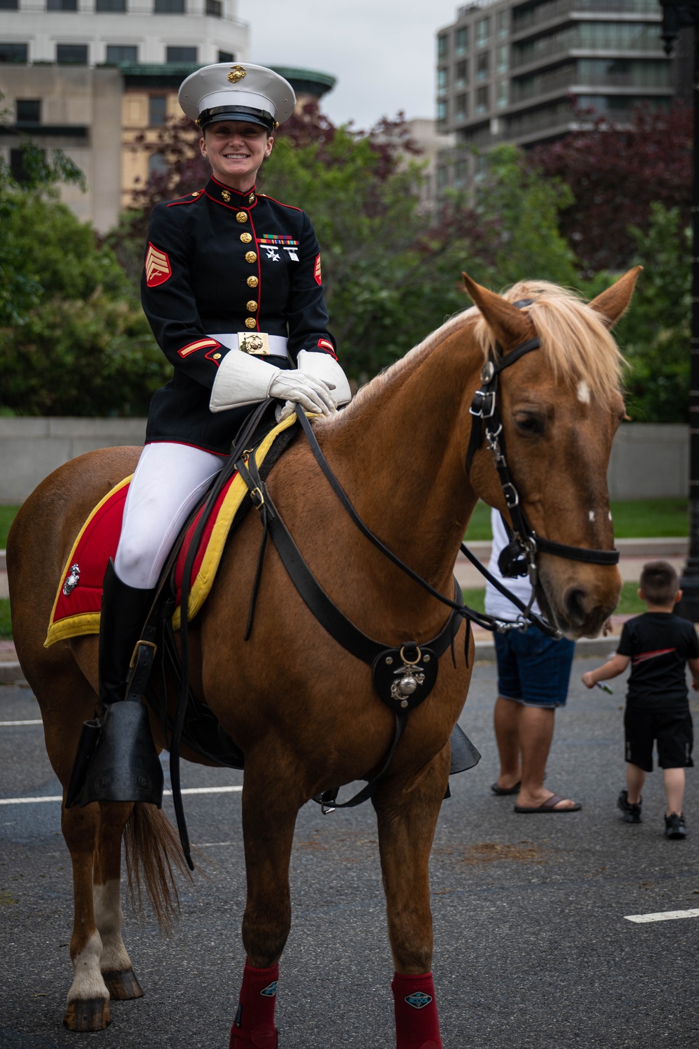 The Marine Corps Mounted Color Guard East Coast Tour