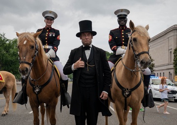 The Marine Corps Mounted Color Guard East Coast Tour