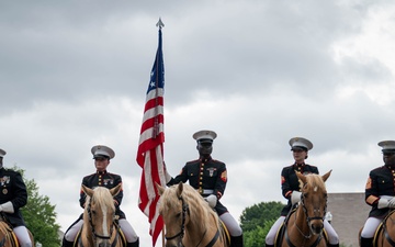 The Marine Corps Mounted Color Guard East Coast Tour