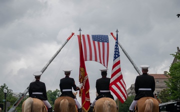 The Marine Corps Mounted Color Guard East Coast Tour