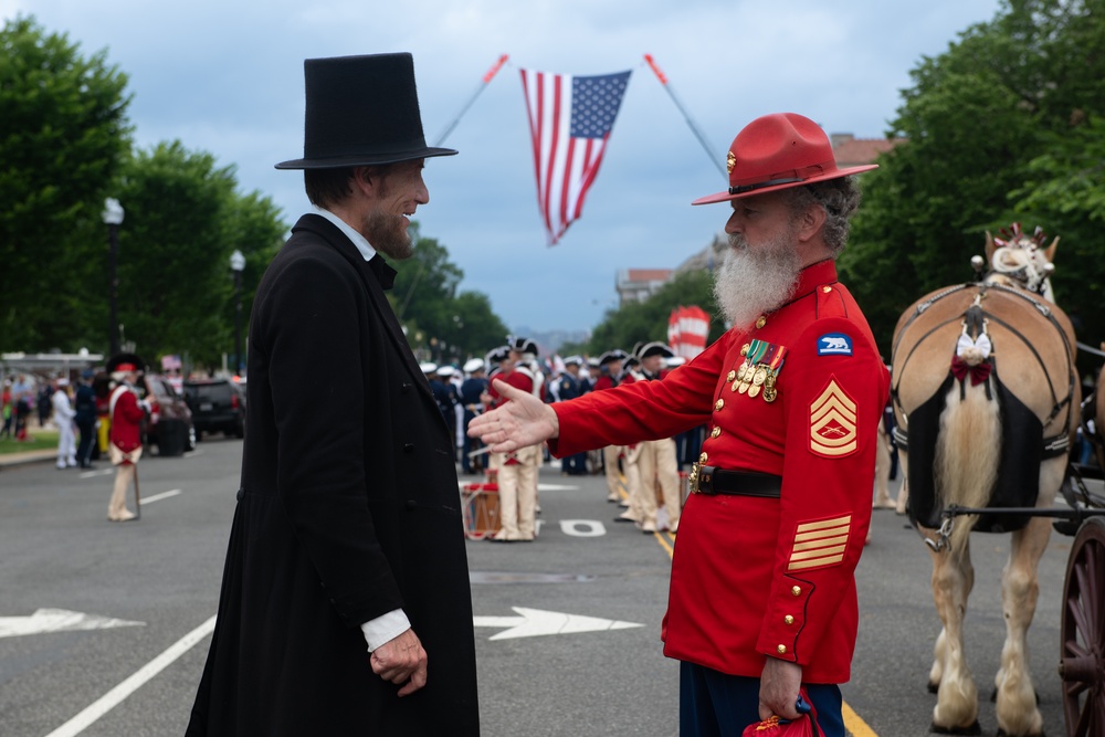 Marine Corps Mounted Color Guard East Coast Tour