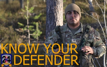 Know Your Defender Cpl. Alex Rodriguez