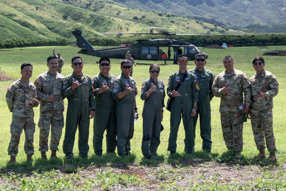 Hawaii Army National Guard Hosts Philippine Air Force for Rotary Wing Aviation Exchange Under State Partnership Program