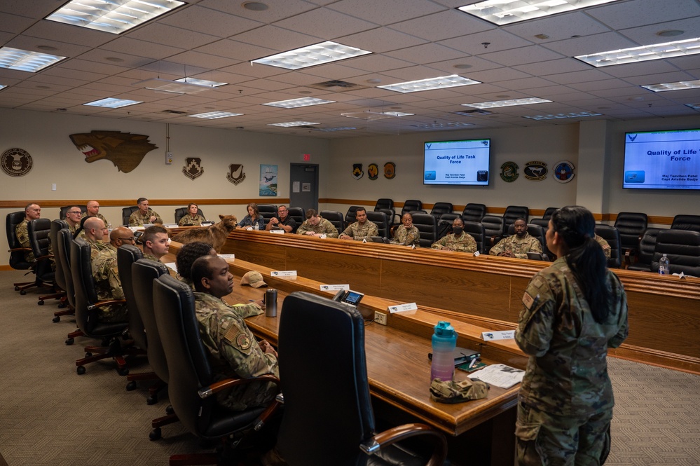 Pacific Air Forces command team visits Wolf Pack, gives strategic outlook