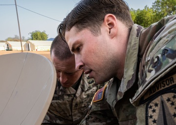 2nd Security Force Assistance Brigade assembles satellite communications equipment