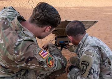 2nd Security Force Assistance Brigade assembles satellite communications equipment