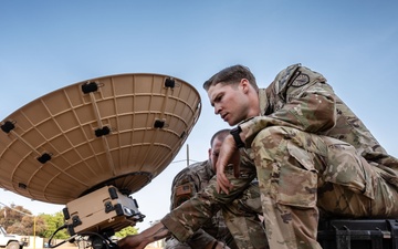 2nd Security Force Assistance Brigade assembles satellite communications equipment
