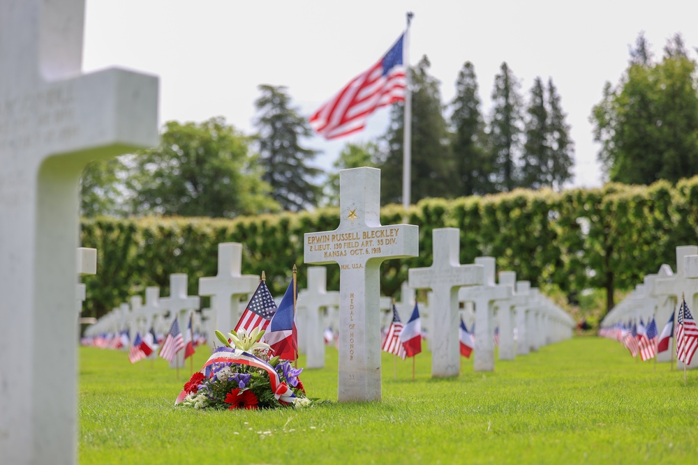 Memorial Day Ceremony at Meuse-Argonne American Cemetery in France