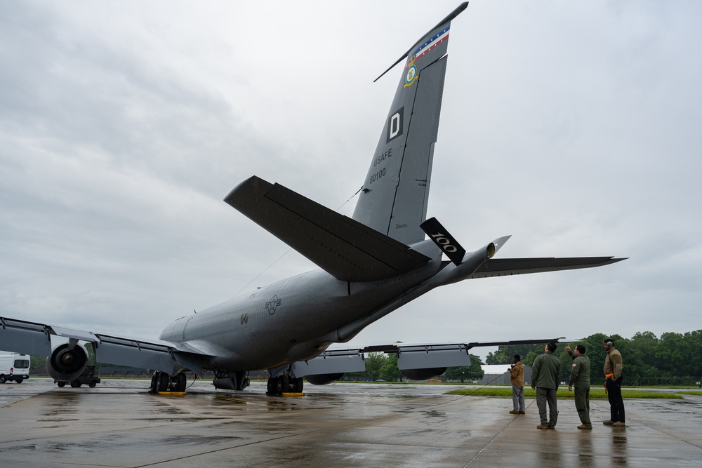 The 100th ARW, 48th FW and 305th AMW conduct Normandy flyover and aerial refueling