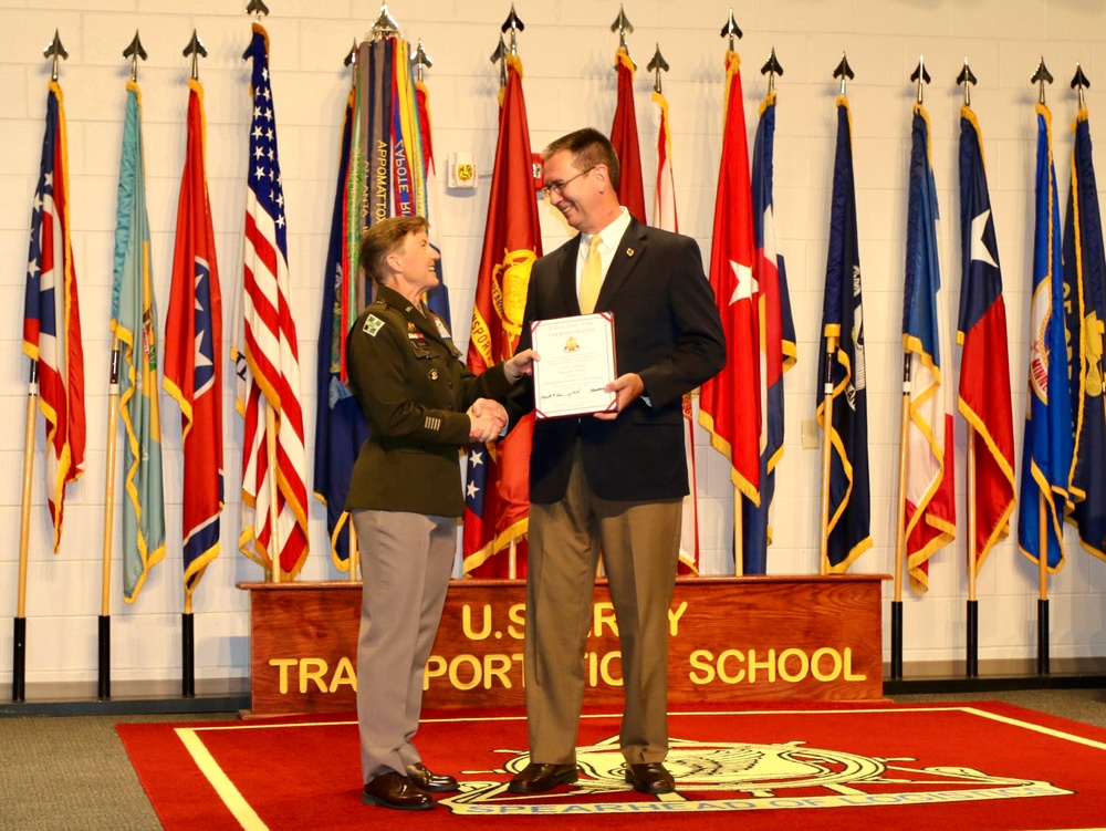 JMC’s Banian honored by U.S. Army Transportation Corps as a Distinguished Member of the Regiment