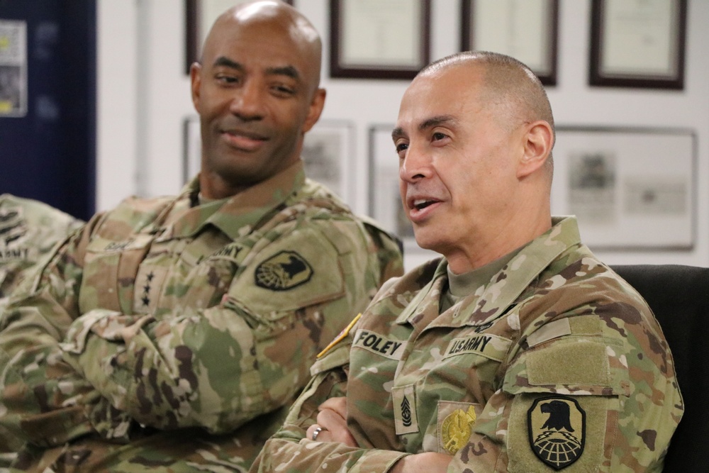 US Army Space and Missile Defense Commanding General visits 5th Battalion, 4th Air Defense Artillery Regiment