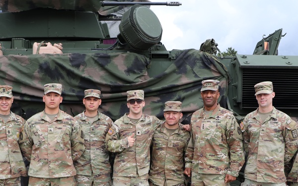 US Army Space and Missile Defense Commanding General visits 5th Battalion, 4th Air Defense Artillery Regiment