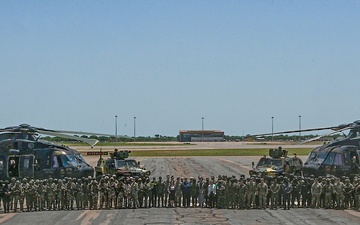 Exercise Flintlock 24 Tamale Air Base Closing Ceremonies