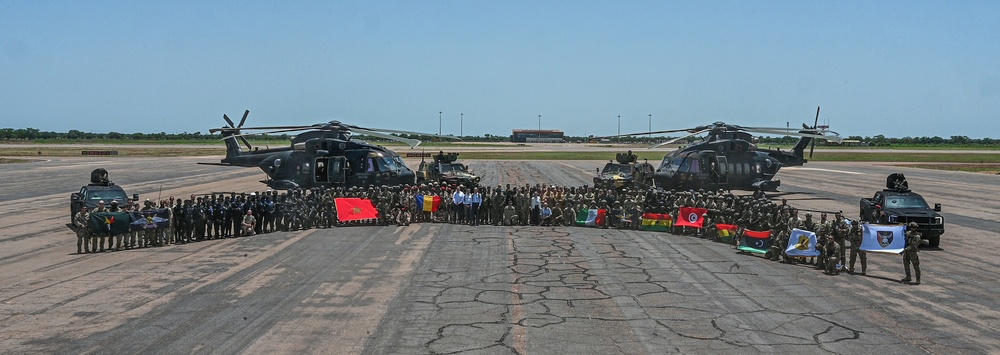 Exercise Flintlock 24 Tamale Air Base Closing Ceremonies