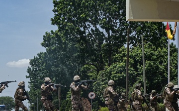 Exercise Flintlock 24 Tamale Air Base Closing Ceremonies