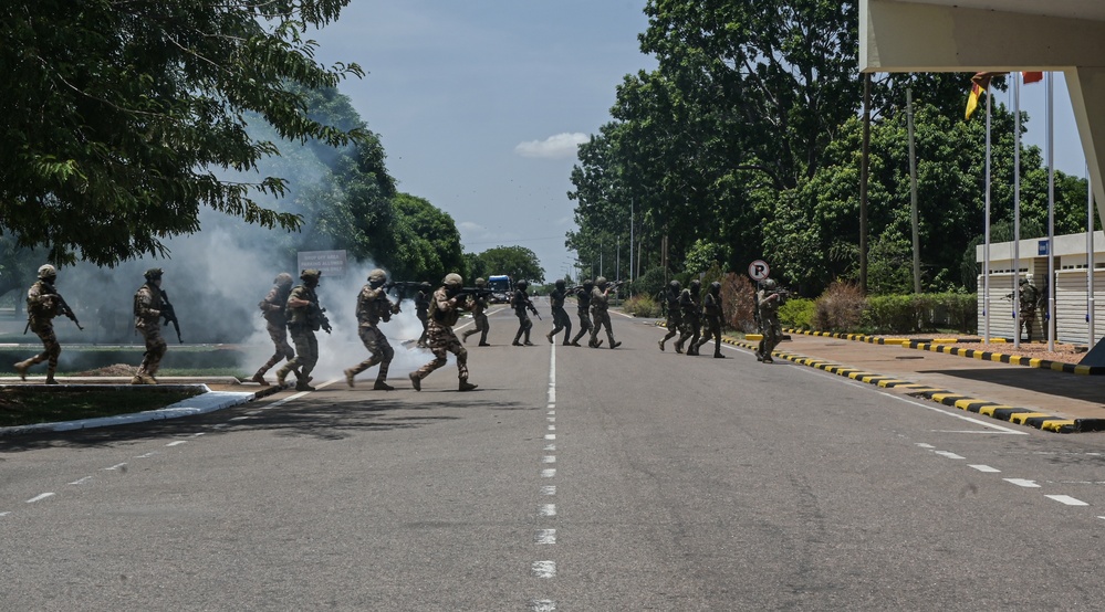 Exercise Flintlock 24 Tamale Air Base Closing Ceremonies