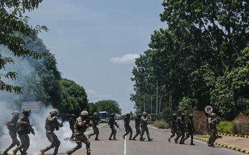 Exercise Flintlock 24 Tamale Air Base Closing Ceremonies