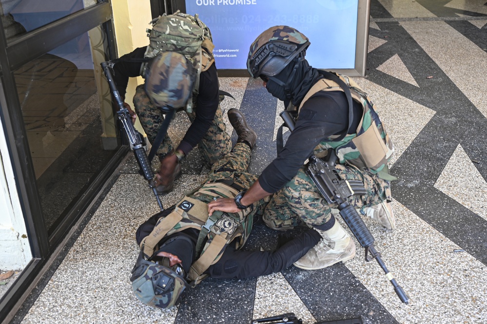 Exercise Flintlock 24 Tamale Air Base Closing Ceremonies