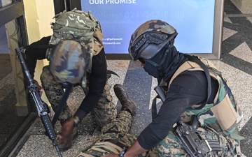 Exercise Flintlock 24 Tamale Air Base Closing Ceremonies