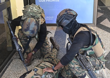 Exercise Flintlock 24 Tamale Air Base Closing Ceremonies