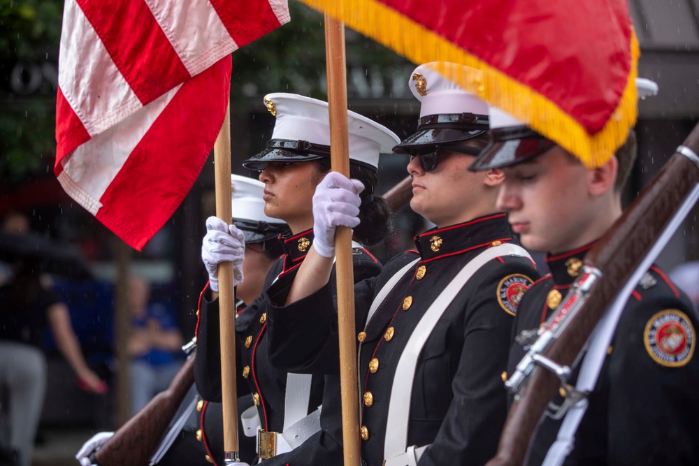U.S. Marines and Sailors Participate in the 10th Annual Staten Island Memorial Day Parade