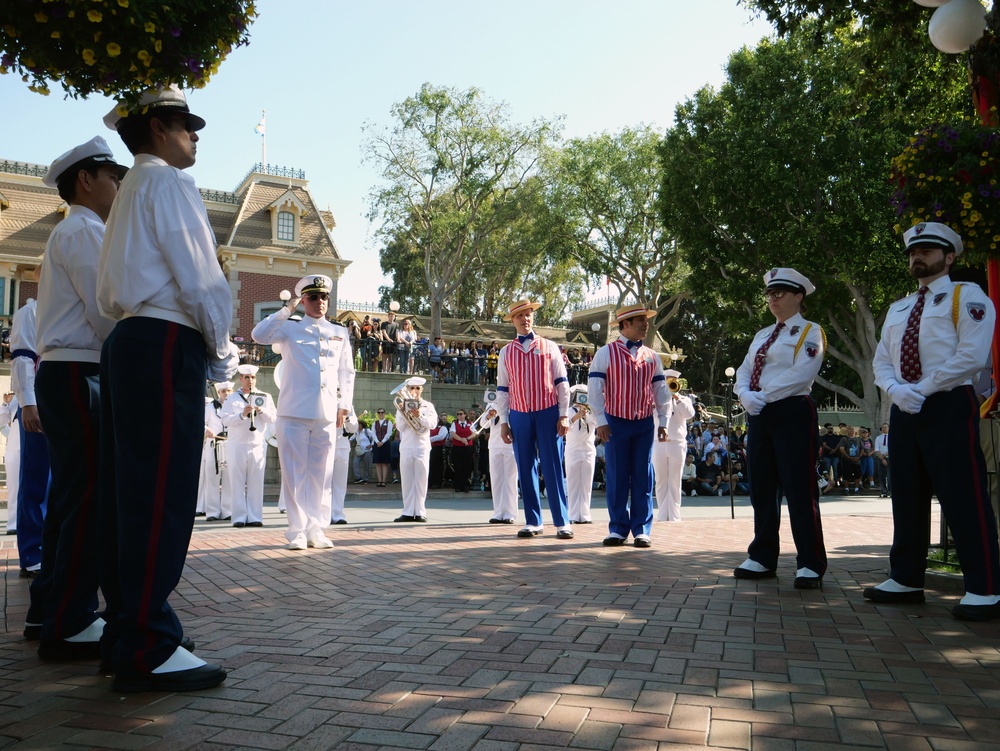 Los Angeles Fleet Week 2024: Navy Band Southwest Performs at Disney