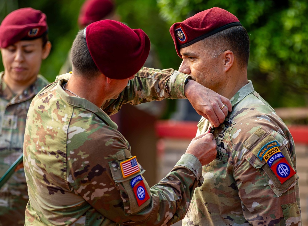 HHBn, 82nd Abn. Div. change of command ceremony