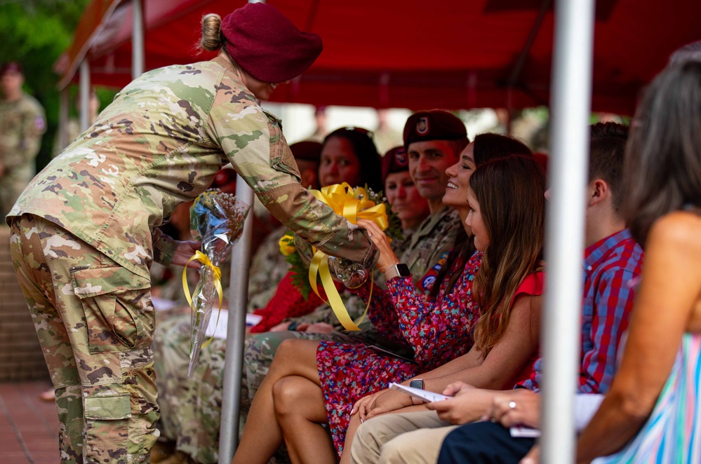 HHBn, 82nd Abn. Div. change of command ceremony