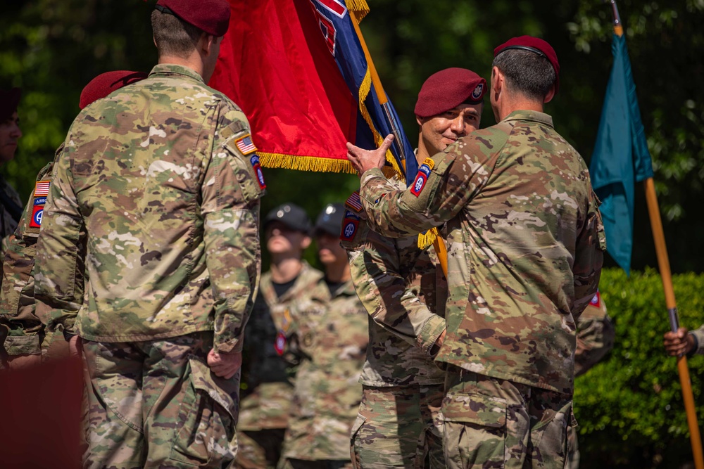 HHBn, 82nd Abn. Div. change of command ceremony