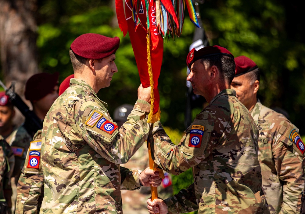 HHBn, 82nd Abn. Div. change of command ceremony