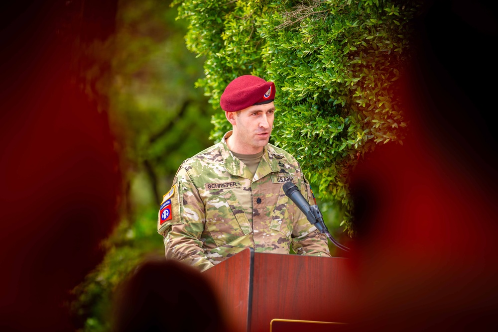 HHBn, 82nd Abn. Div. change of command ceremony